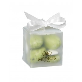 Custom box with simple ribbon (Rose pâle 513)