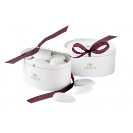 Custom box with simple ribbon (Rose pâle 513)