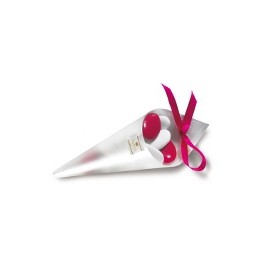 Custom box with simple ribbon (Rose pâle 513)