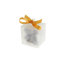 Custom box with simple ribbon (Argent)